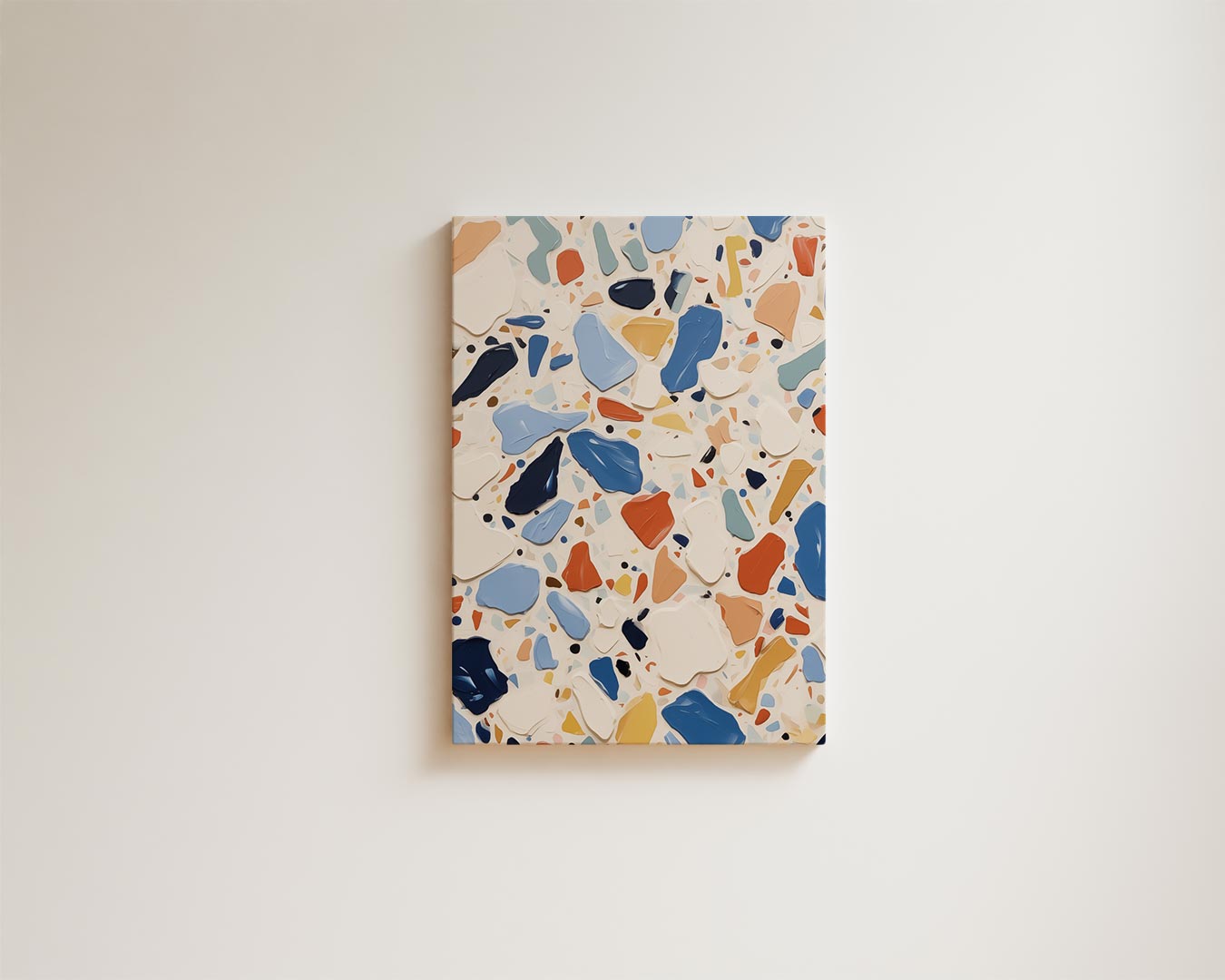 Levendig Terrazzo Inspiratie Kunstwerk-canvas-dibond-plexiglas-wanddecoratie-WallArtistic