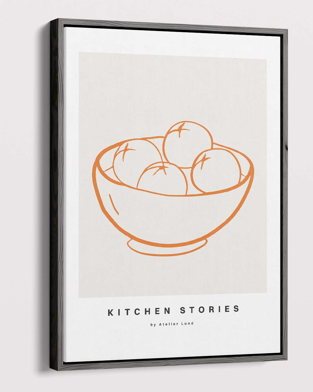 Kitchen Stories: Mandarijnen in de Kom Kunstwerk-canvas-dibond-plexiglas-wanddecoratie-WallArtistic