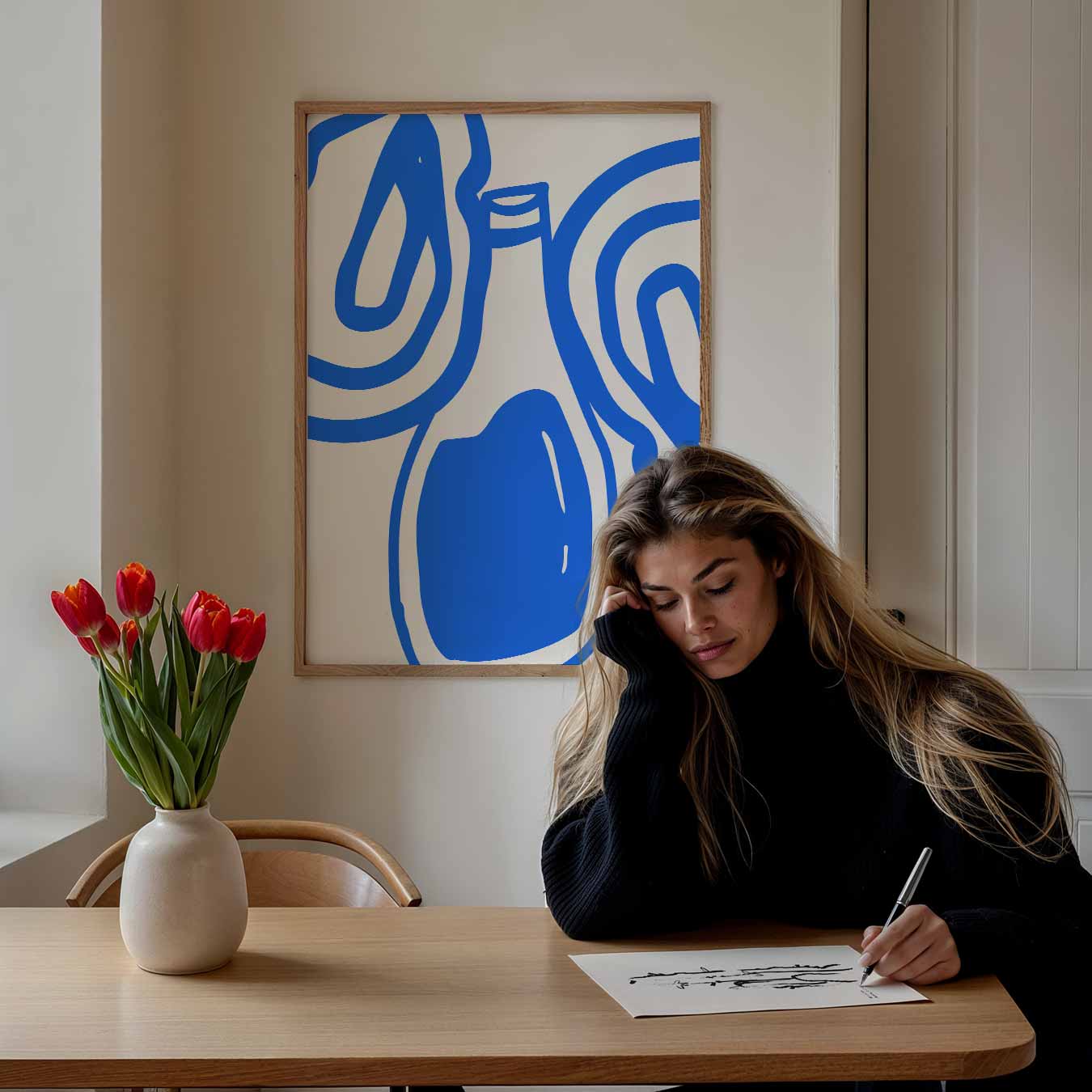 Abstracte Vormen Poster-WallArtistic