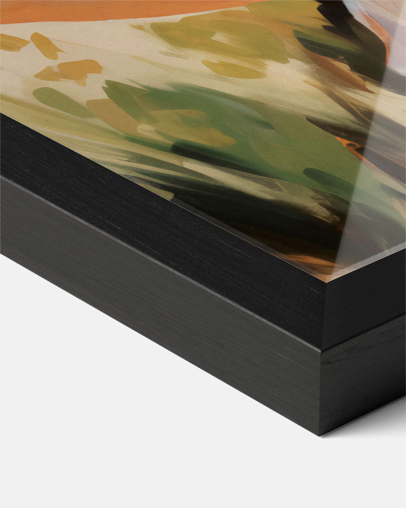 Zomers Strandtafereel Poster-WallArtistic