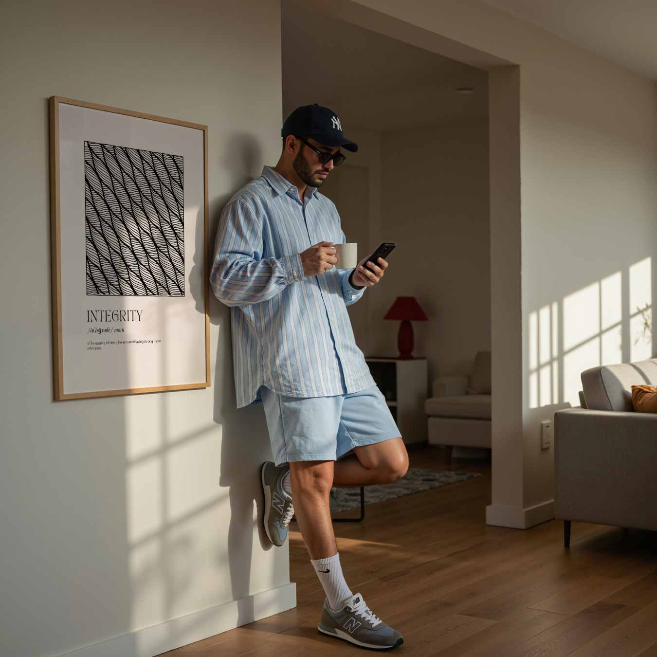 Inspirerende Integriteit Poster-WallArtistic