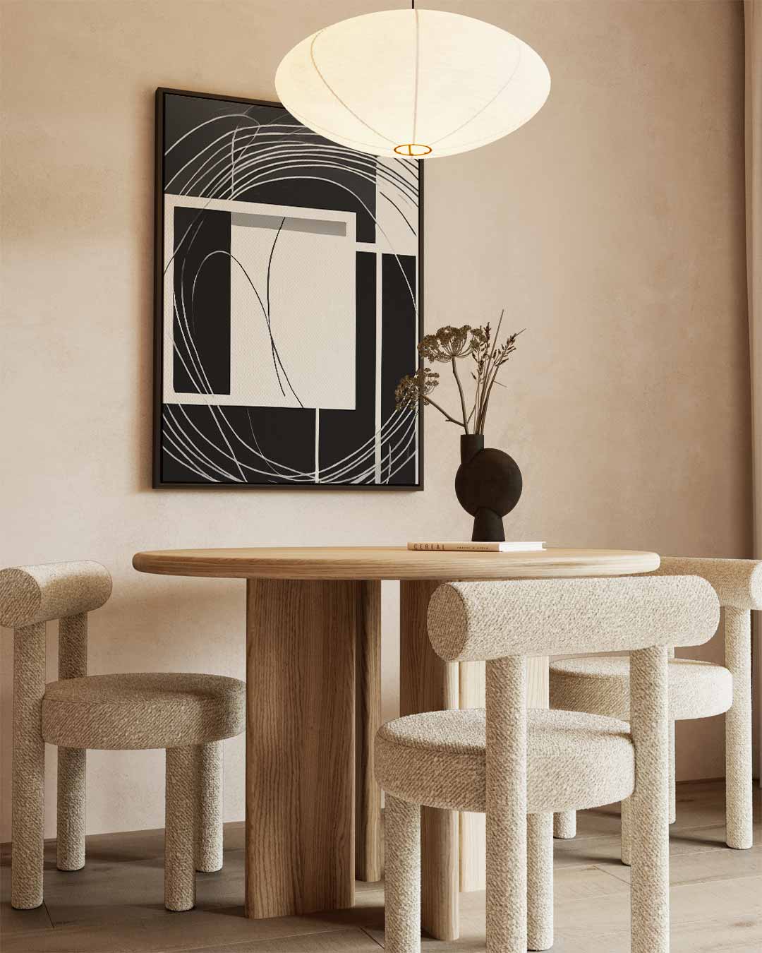Spelen met Lijnen - Abstract Tweeluik Kunstwerk-canvas-dibond-plexiglas-wanddecoratie-WallArtistic