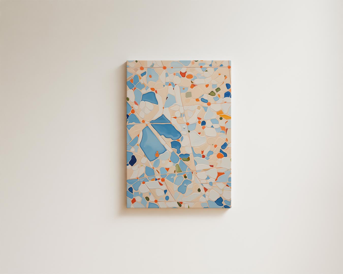Vrolijk Abstract Patroon Kunstwerk-canvas-dibond-plexiglas-wanddecoratie-WallArtistic