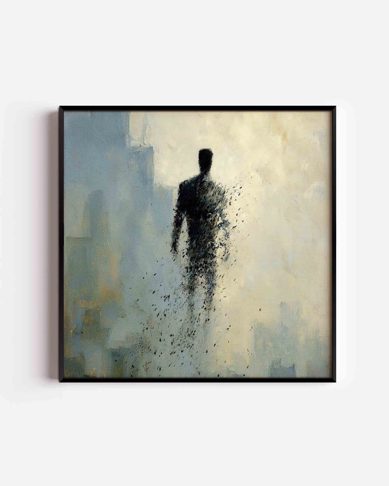 Vervagende figuur Poster