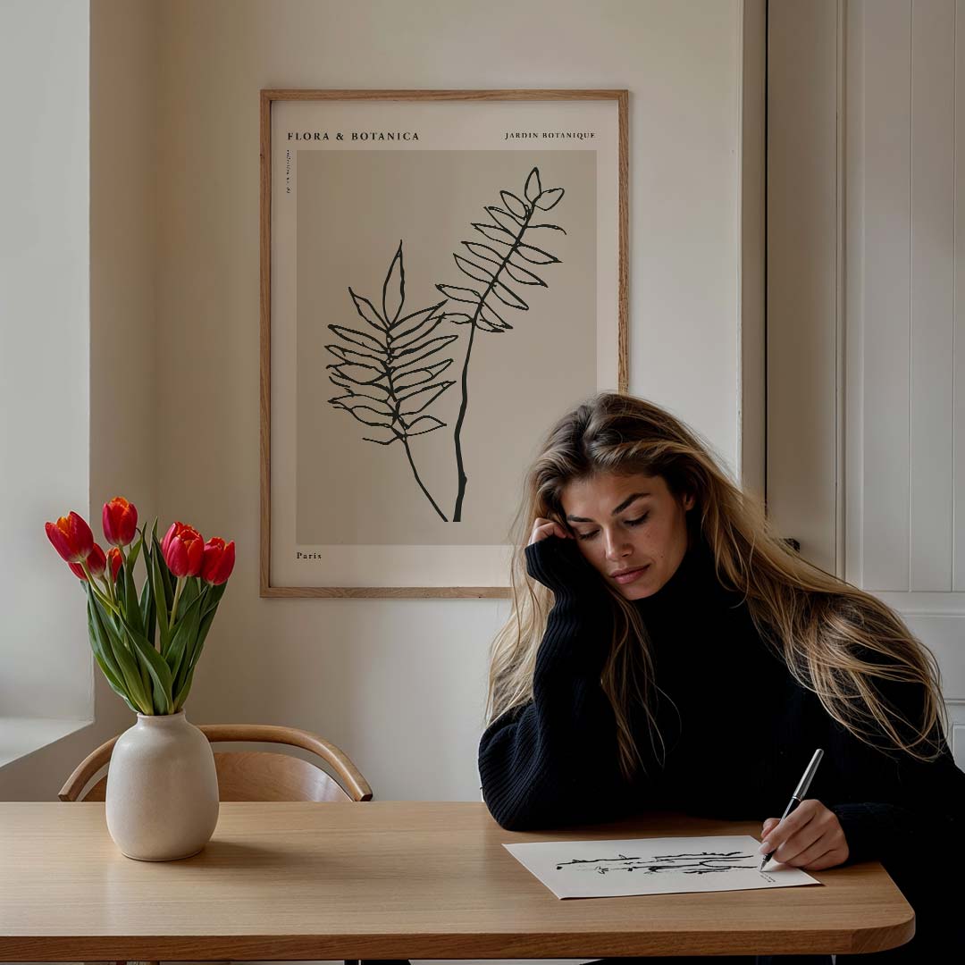 Botanische Elegantie Poster-WallArtistic