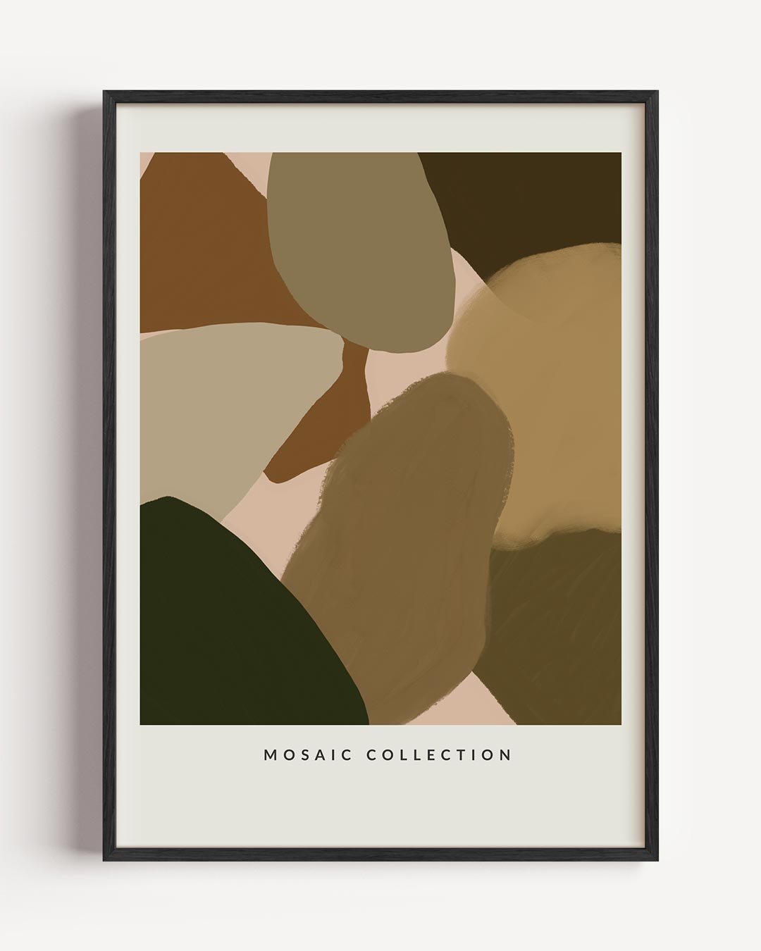 Natuurlijke Mozaïek Kunstposter-WallArtistic