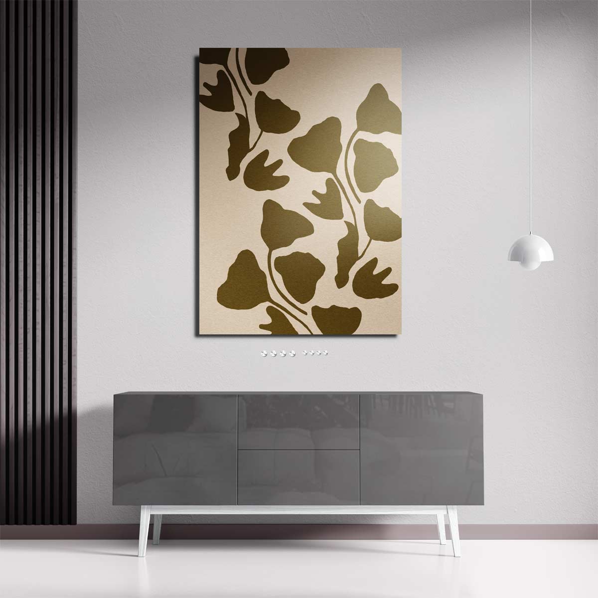 Vrolijk Botanisch Wandkleed Kunstwerk-canvas-dibond-plexiglas-wanddecoratie-WallArtistic