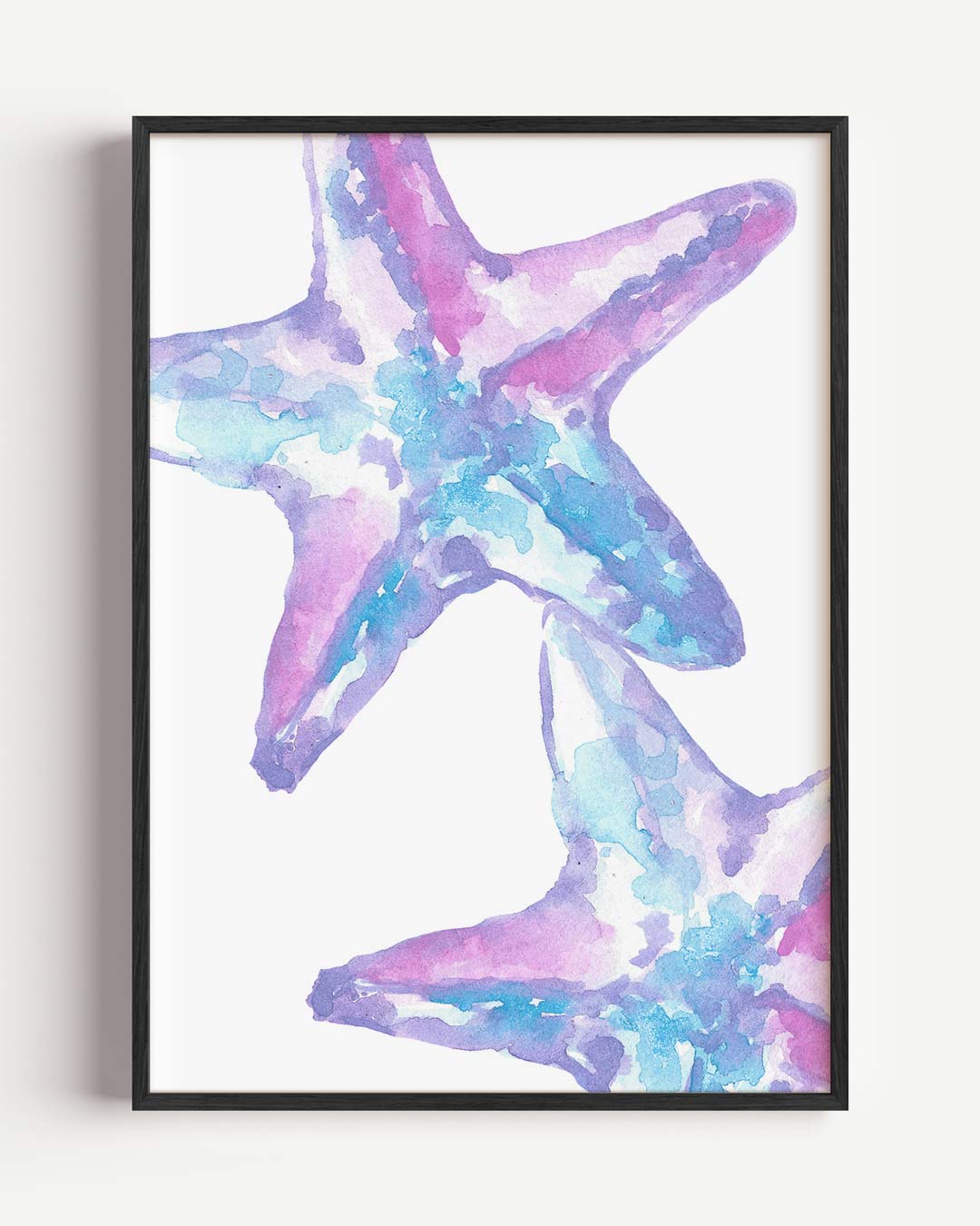 Paarse Zeesterren Poster-WallArtistic