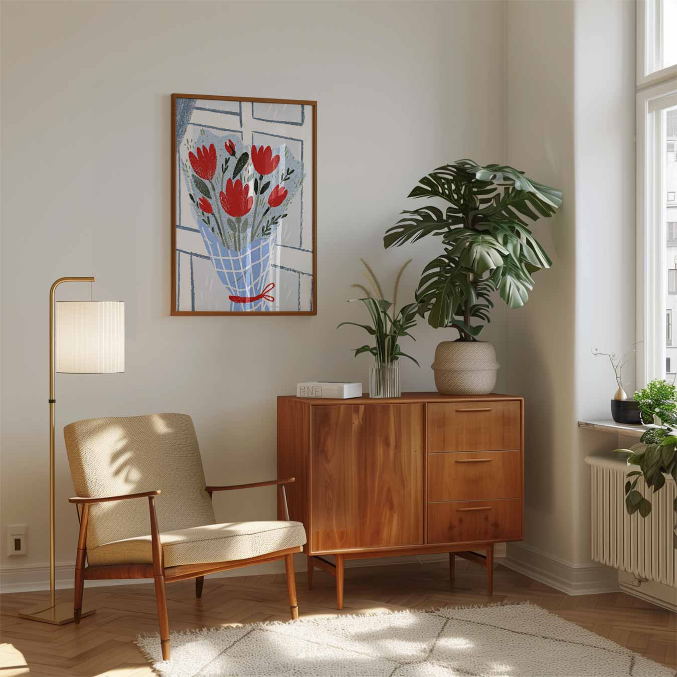 Lente Bloemenpracht Poster