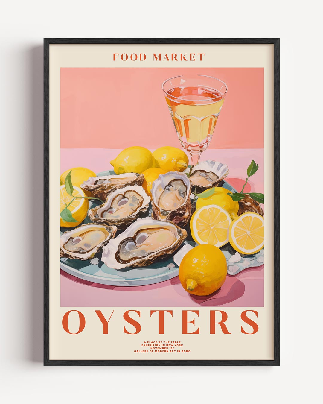 Verrukkelijke Oesters Poster-WallArtistic