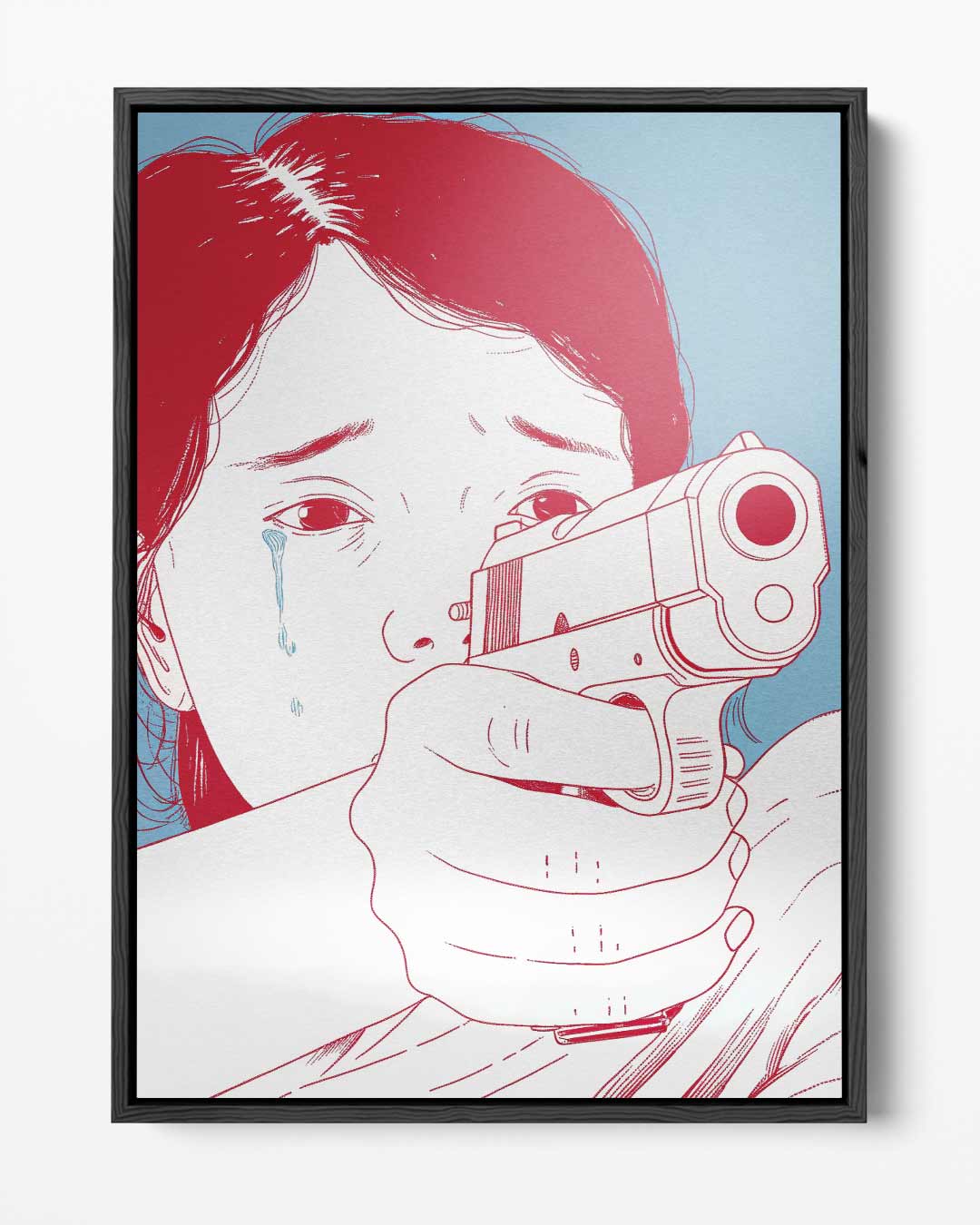 Abstract kunstwerk Kunstwerk-canvas-dibond-plexiglas-wanddecoratie-WallArtistic