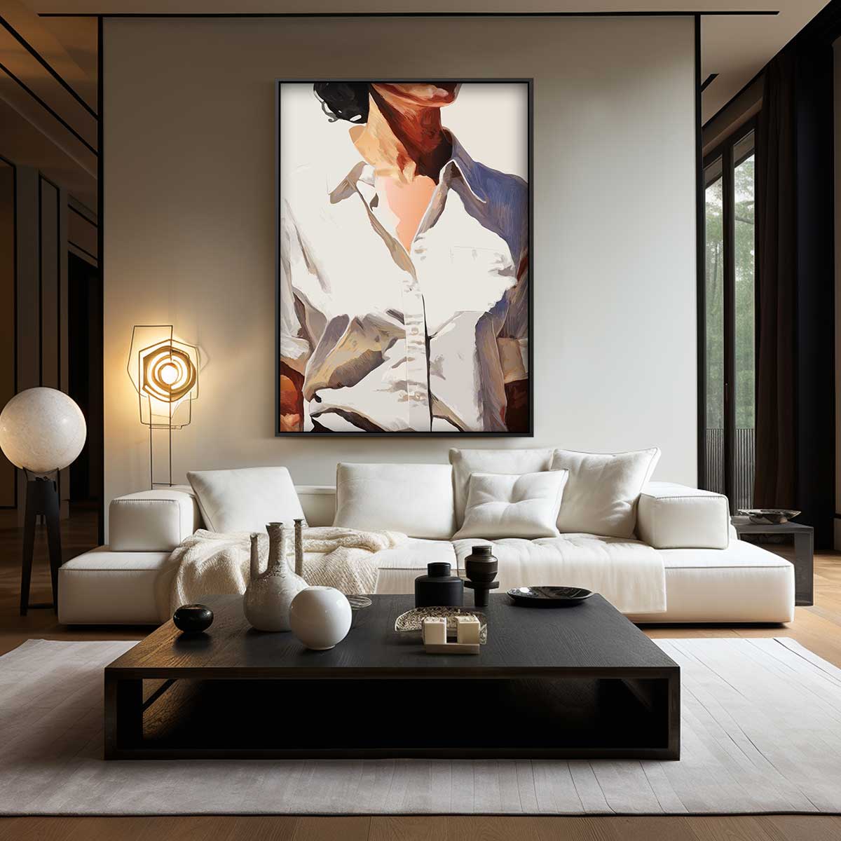 Elegante Stijl in Schilderkunst Kunstwerk-canvas-dibond-plexiglas-wanddecoratie-WallArtistic