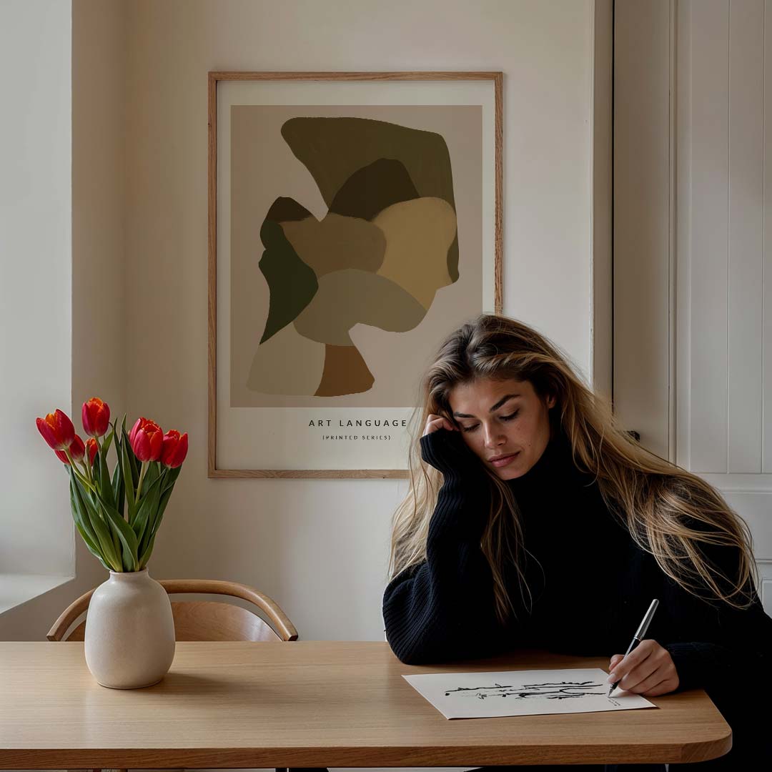 Abstracte Harmonie Poster-WallArtistic