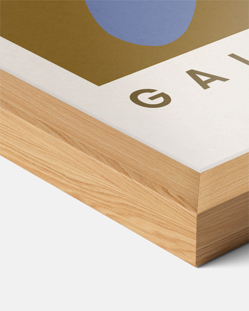 Galerie Noir Abstracte Vorm Poster-WallArtistic