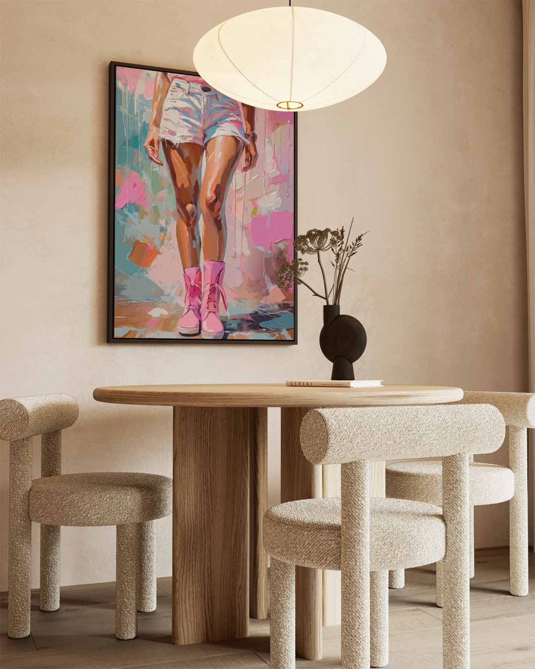 Stijlvolle Street Art Vibes Kunstwerk-canvas-dibond-plexiglas-wanddecoratie-WallArtistic
