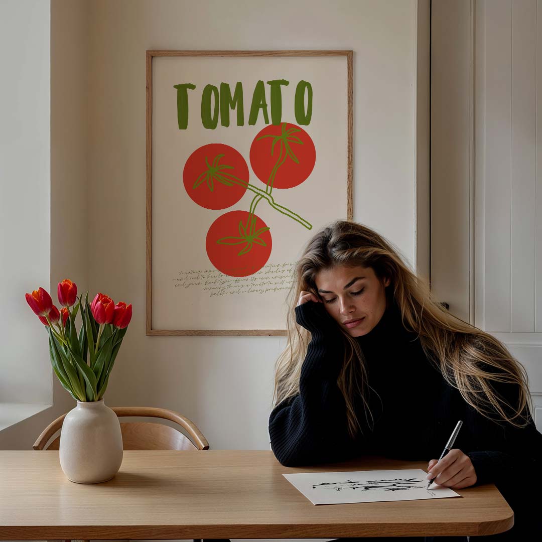 Retro Tomaten Poster-WallArtistic