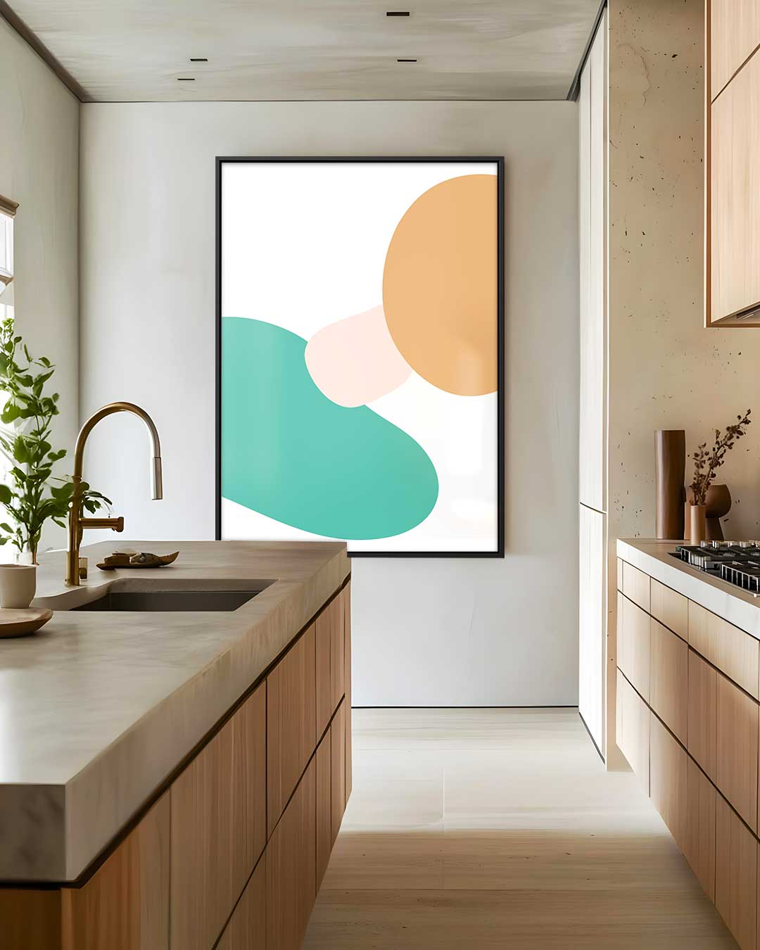 Vrolijke Kleurenmix Kunstwerk-canvas-dibond-plexiglas-wanddecoratie-WallArtistic