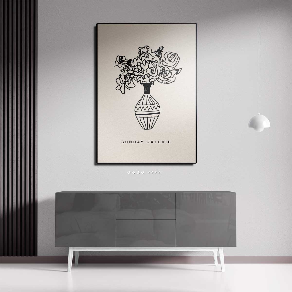 Vrolijke Bloemenvazen Kunstwerk-canvas-dibond-plexiglas-wanddecoratie-WallArtistic