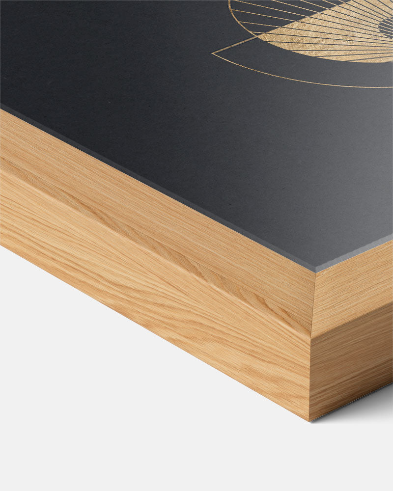 Geometrische Gouden Zonnerituelen Poster-WallArtistic