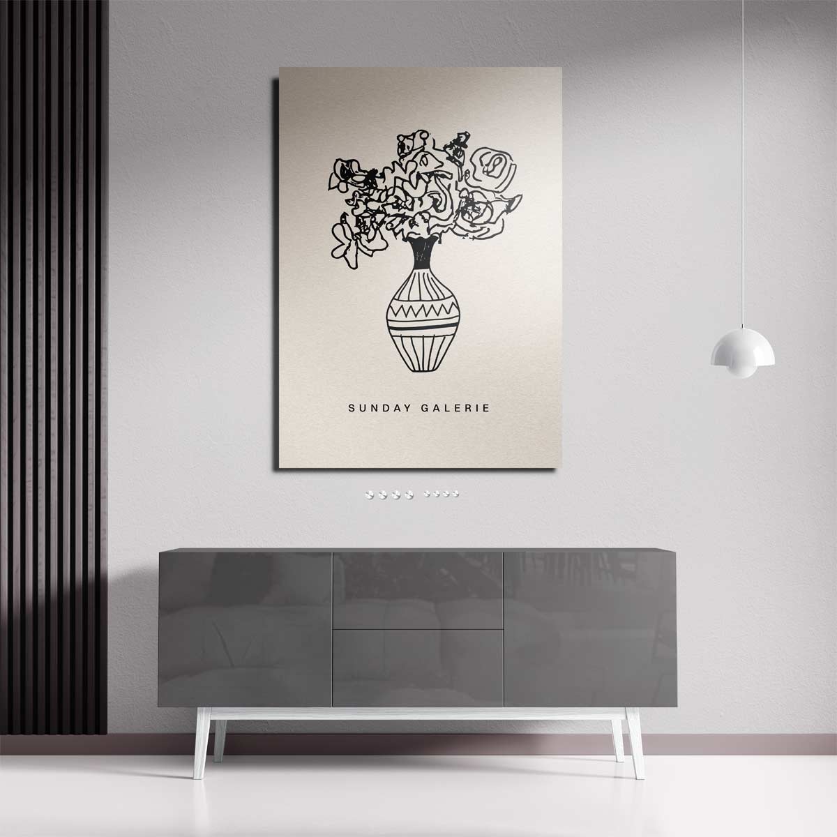 Vrolijke Bloemenvazen Kunstwerk-canvas-dibond-plexiglas-wanddecoratie-WallArtistic
