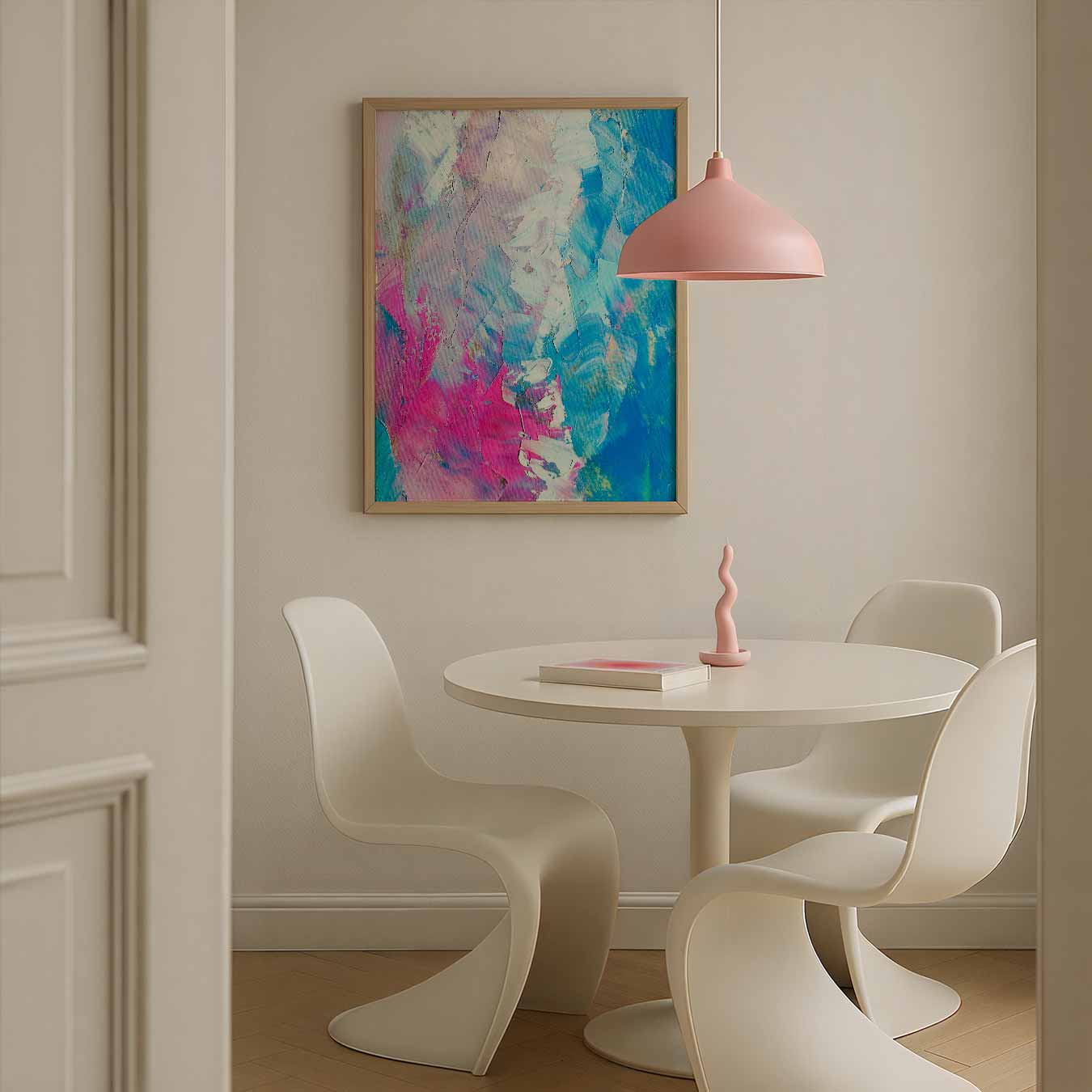 Abstracte Kleurenpracht Poster