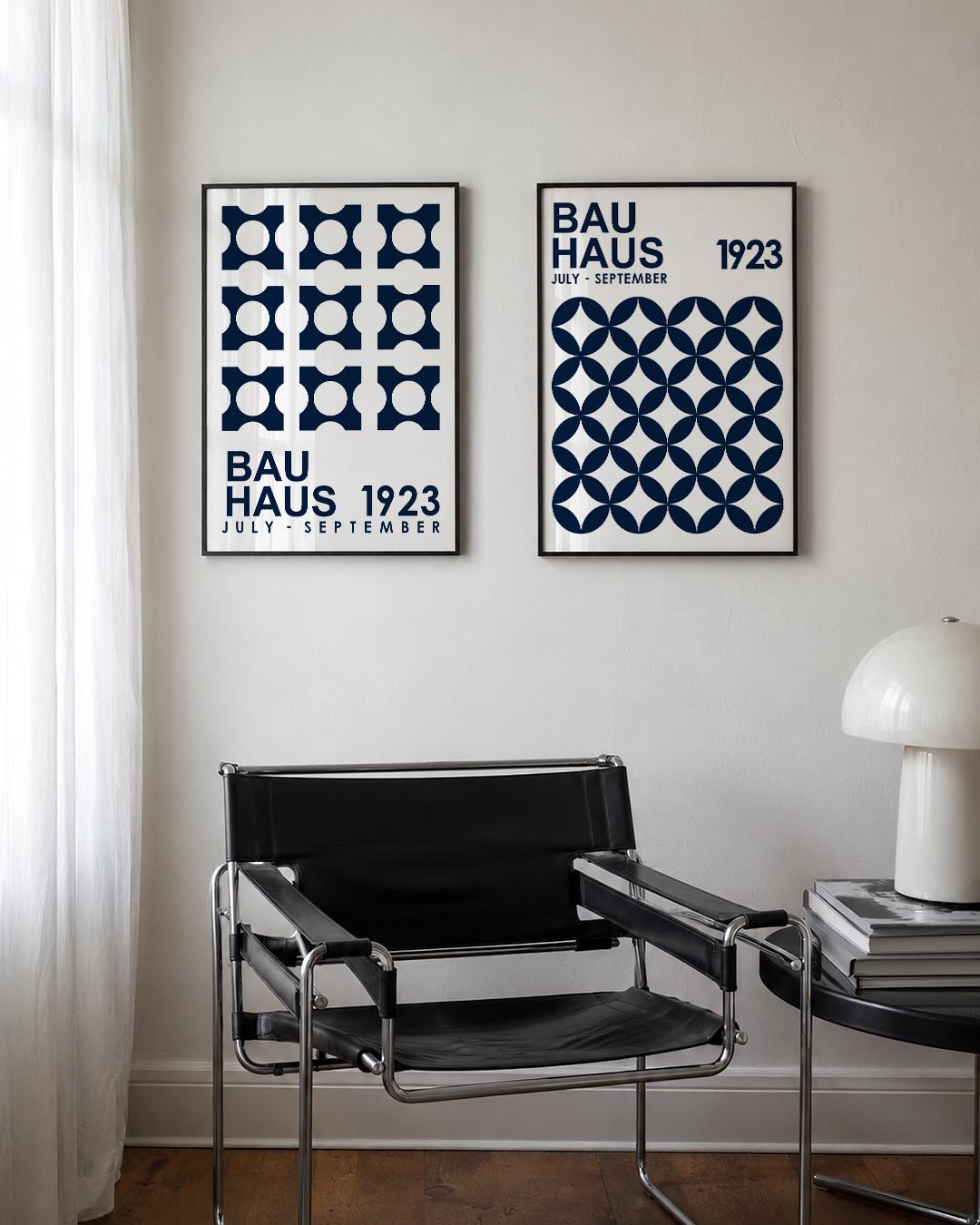 Cirkelpatroon en tekst Posterset