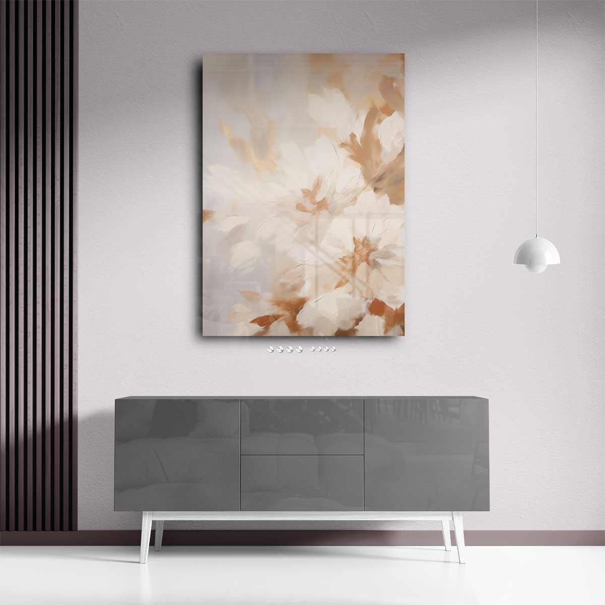 "Ethereal Bloemenpracht" Kunstwerk-canvas-dibond-plexiglas-wanddecoratie-WallArtistic