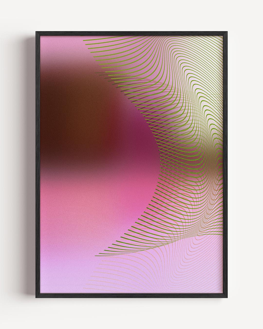 Abstracte Zachte Kleuren Poster-WallArtistic