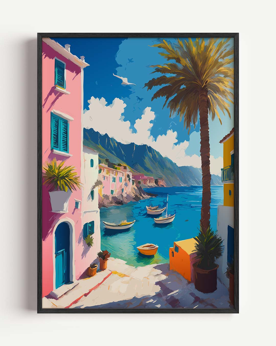 Droomachtige Kustplaats Poster-WallArtistic