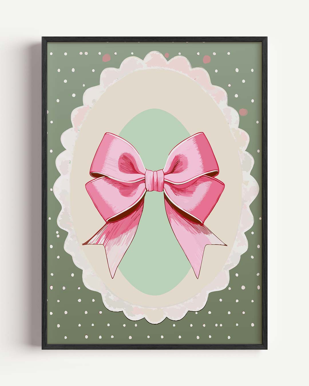 Zachte Vintage Strik Poster-WallArtistic