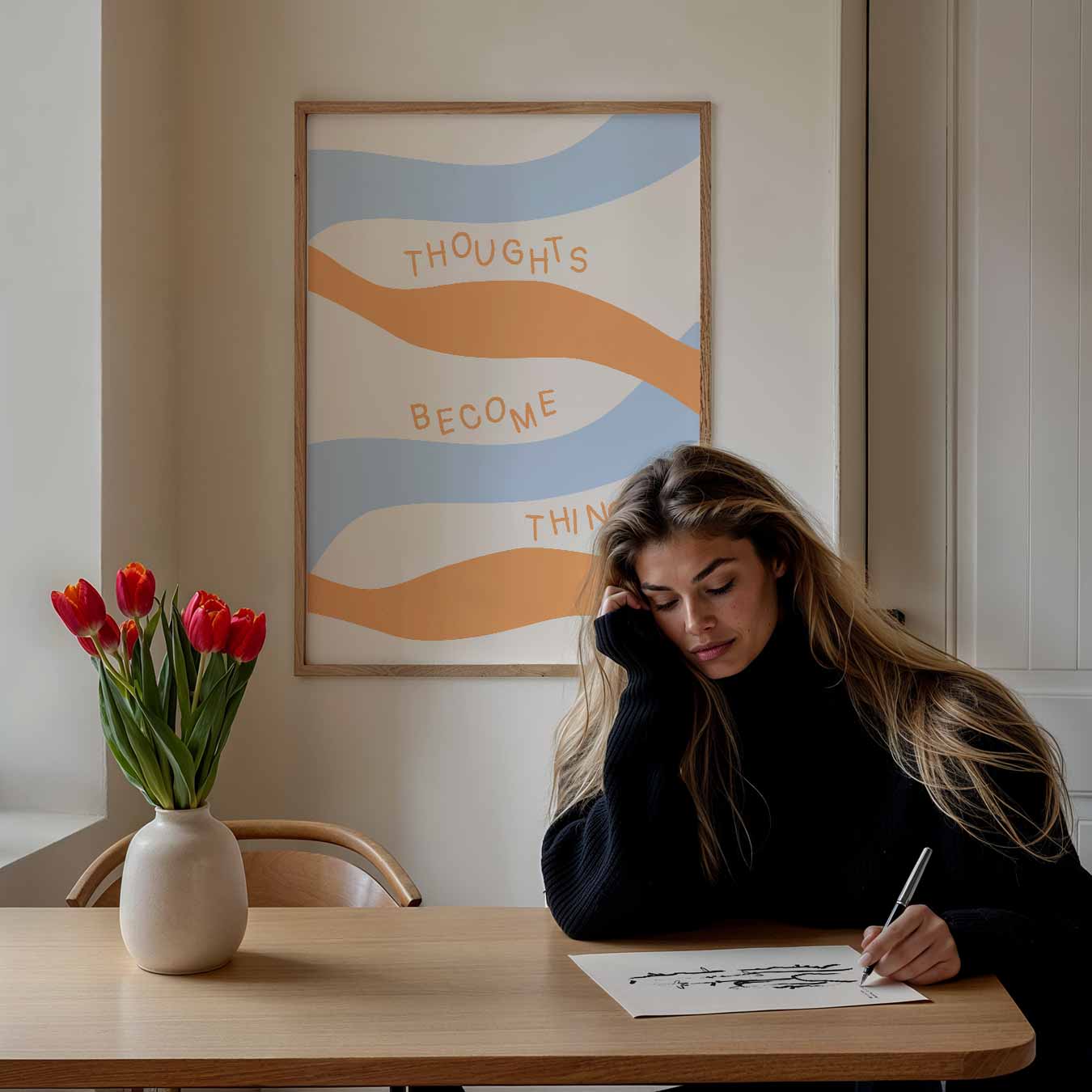 Inspirerende Golven Poster