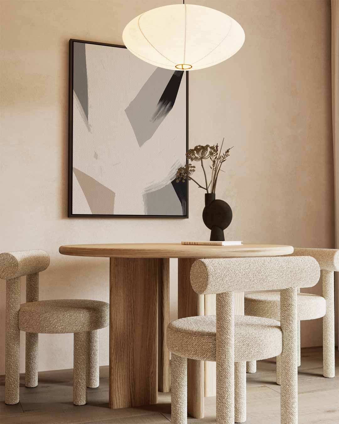 Elegante Abstractie Kunstwerk-canvas-dibond-plexiglas-wanddecoratie-WallArtistic