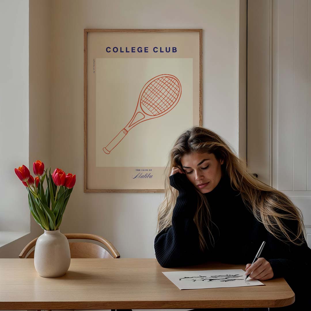 Sportieve College Club Poster-WallArtistic