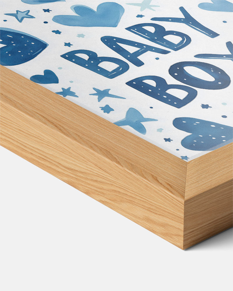 Blauwe Babyjongen Poster