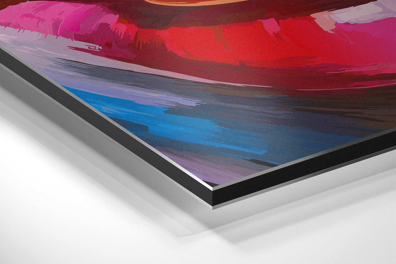 Kleurrijke Beleving van Smaak Kunstwerk-canvas-dibond-plexiglas-wanddecoratie-WallArtistic