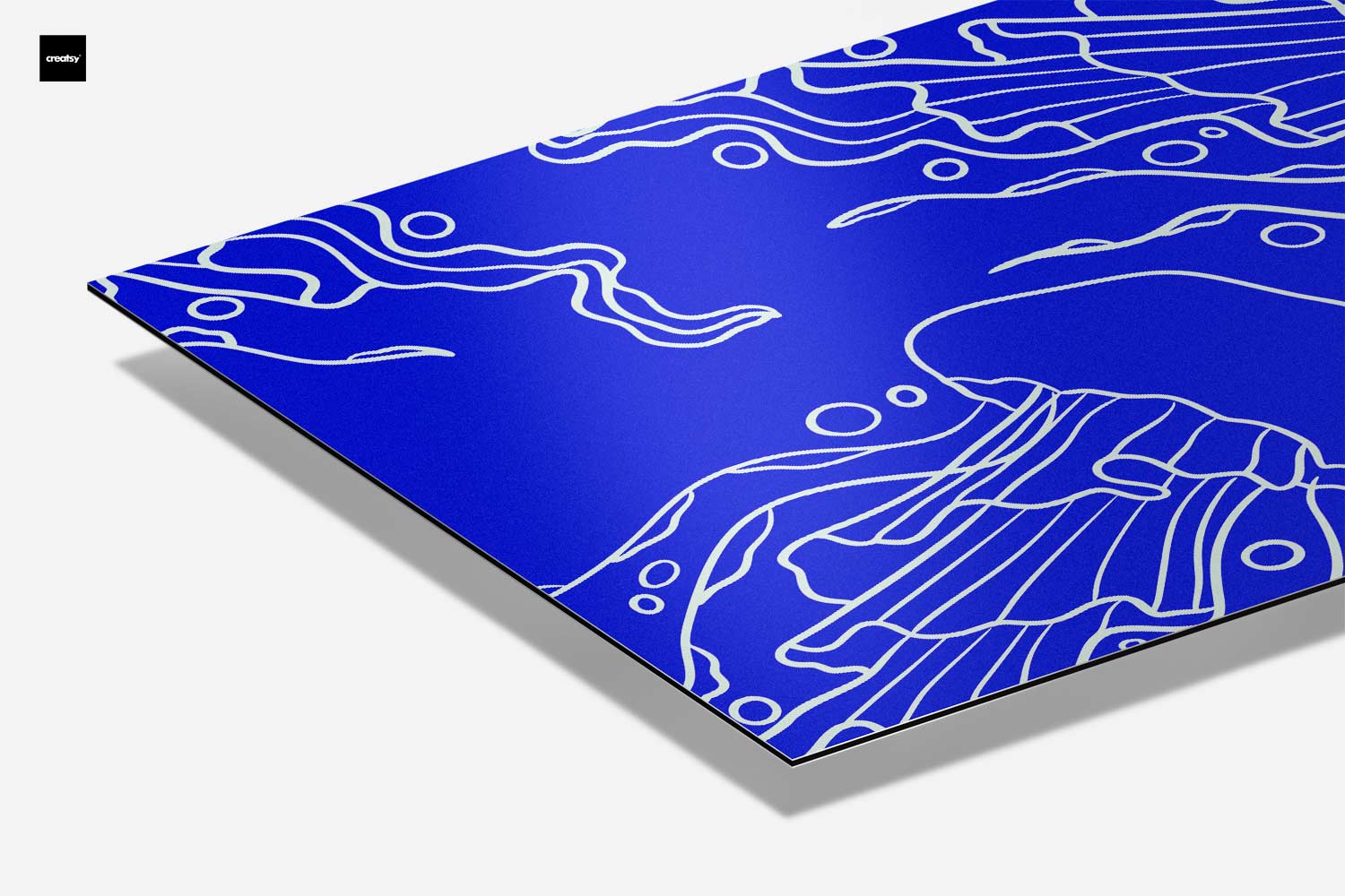 Dromerige Kwallen in Diepblauw Kunstwerk-canvas-dibond-plexiglas-wanddecoratie-WallArtistic