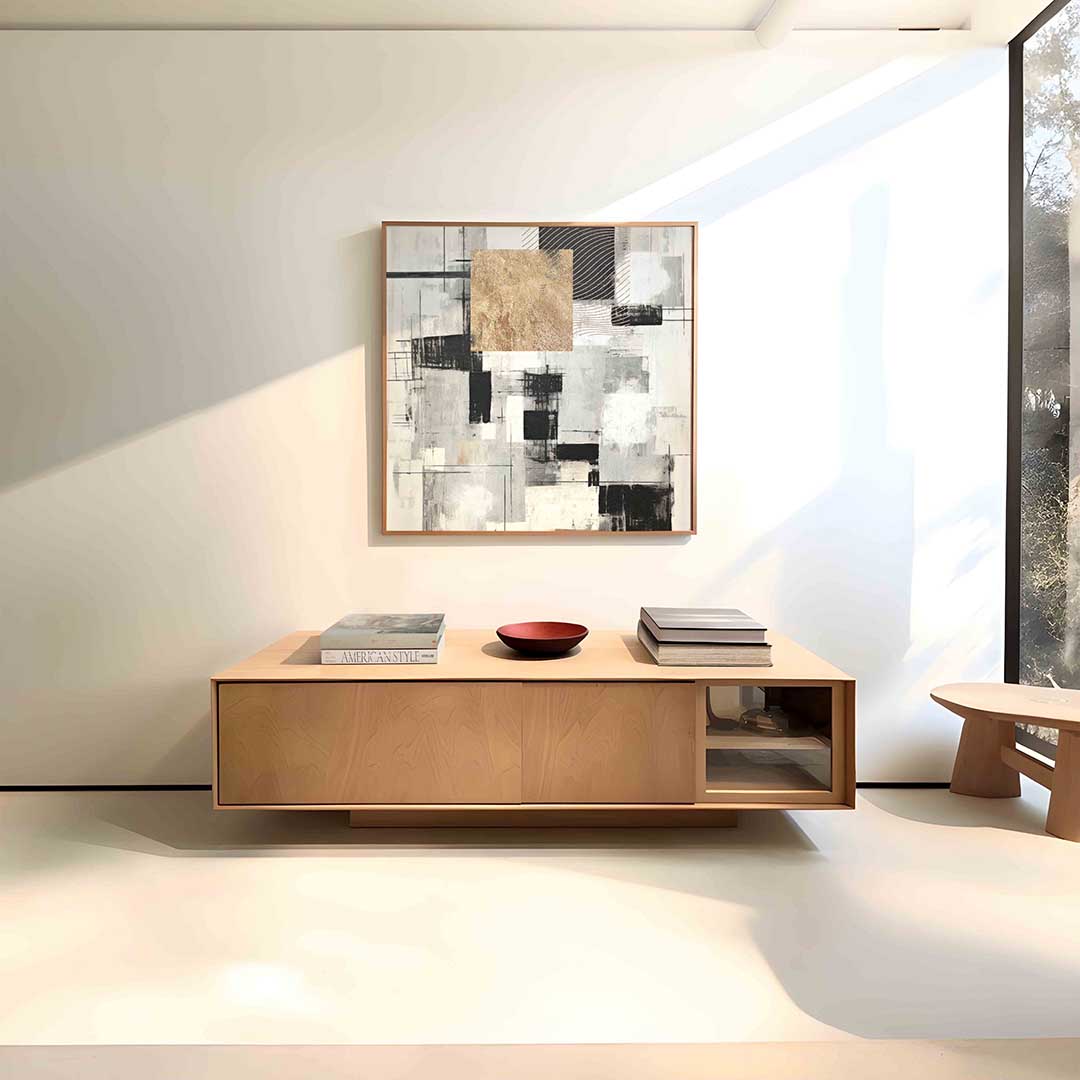 Abstracte geometrische vormen Poster
