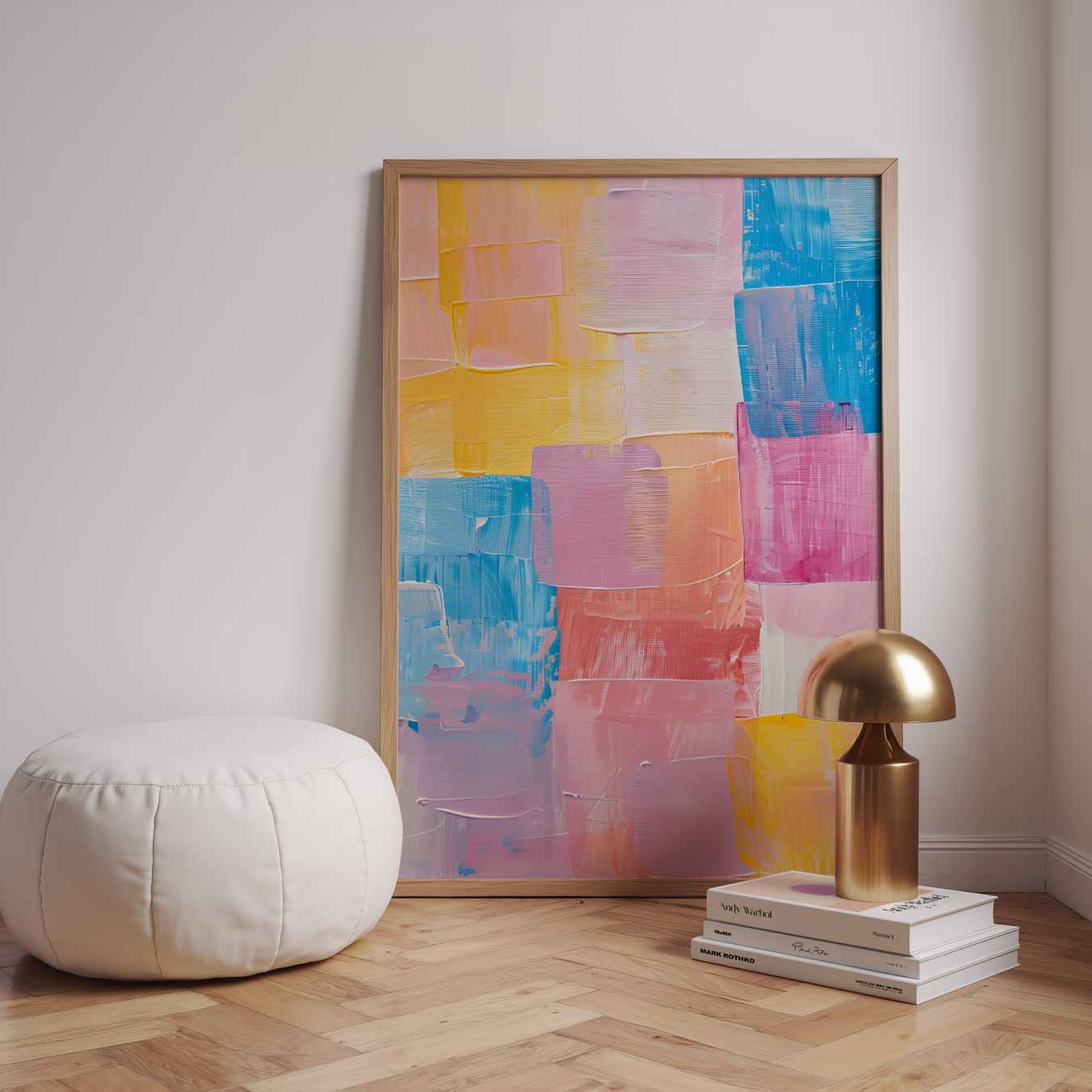 Kleurrijke Abstracte Vibes Poster-WallArtistic