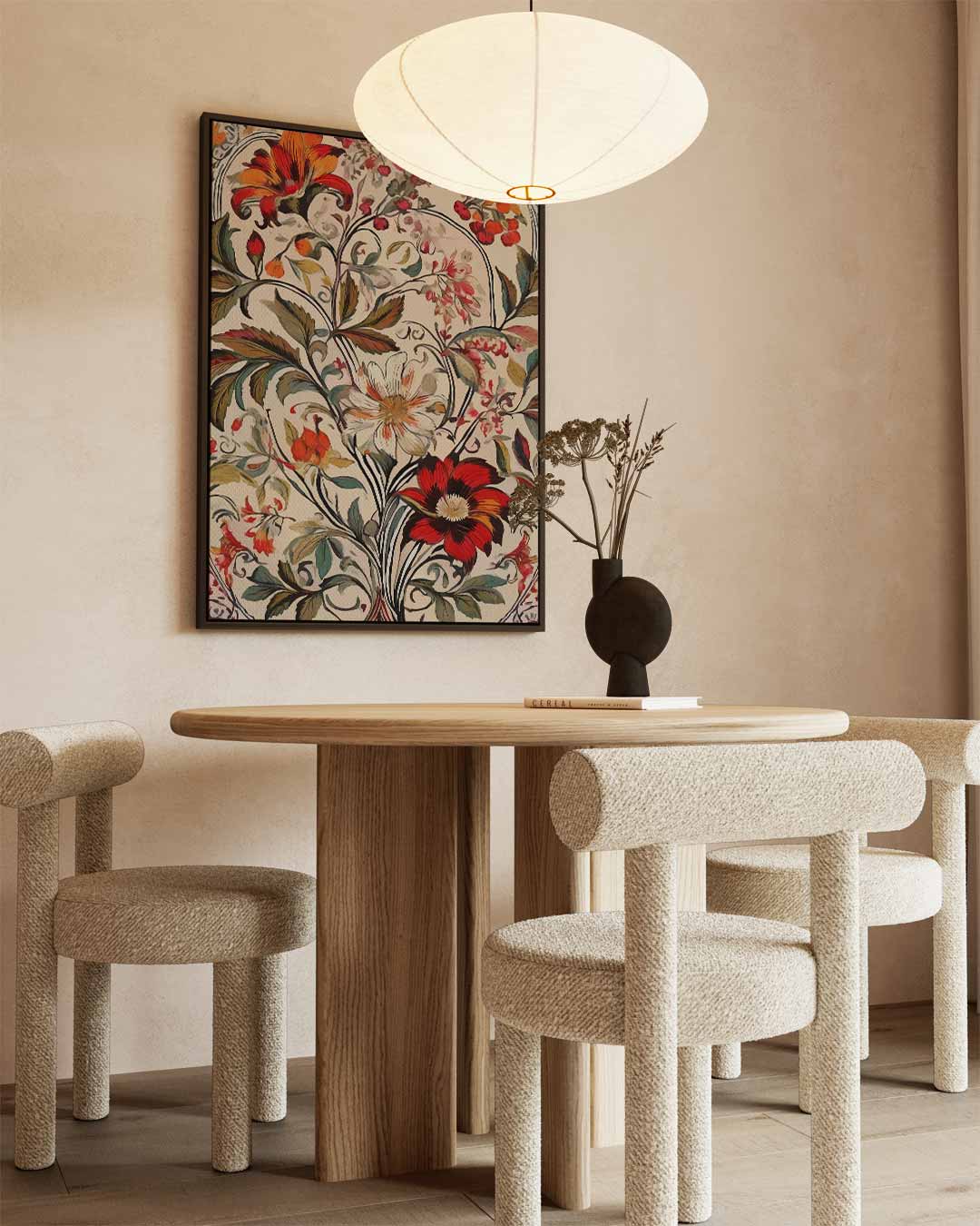 Bloemenpracht op Canvas Kunstwerk-canvas-dibond-plexiglas-wanddecoratie-WallArtistic