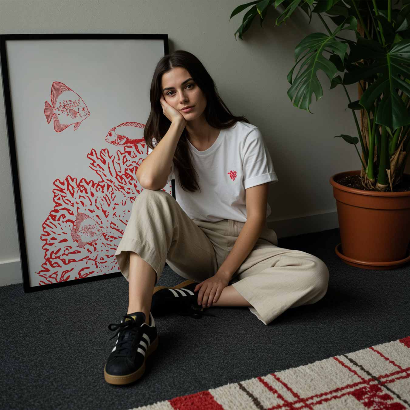 Retro Onderwaterwereld Poster-WallArtistic