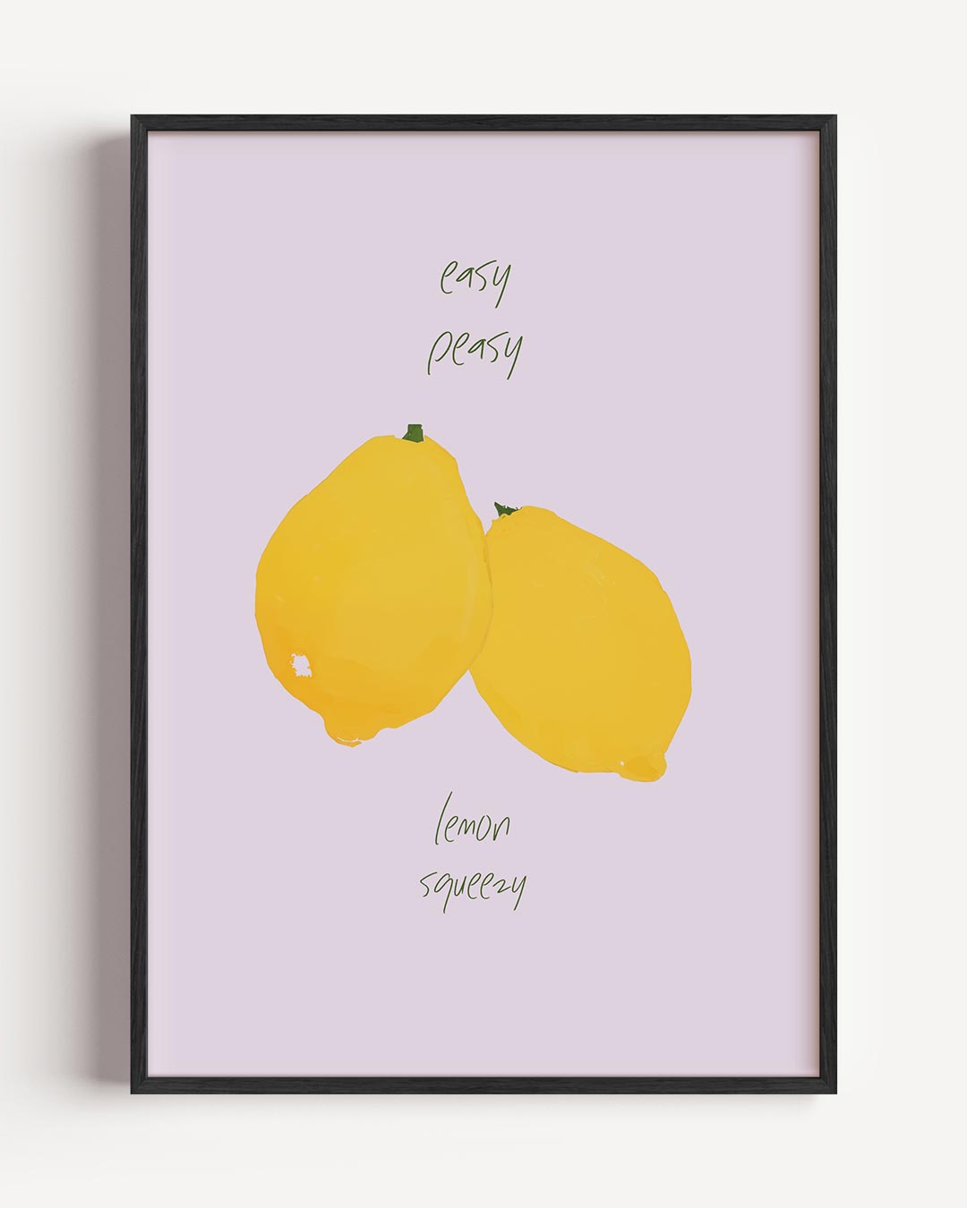 Easy Peasy Citroen Poster-WallArtistic