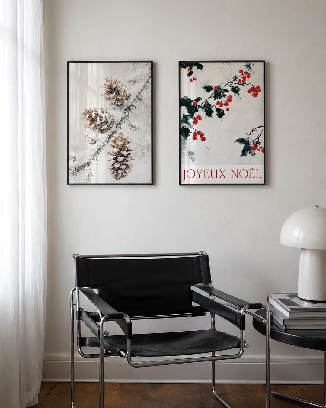 Winterse dennen Posterset