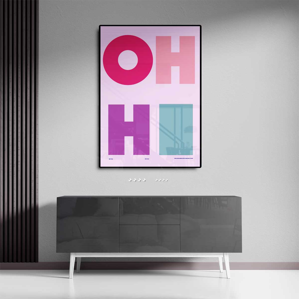 Kleurrijke Woordenboost Kunstwerk-canvas-dibond-plexiglas-wanddecoratie-WallArtistic