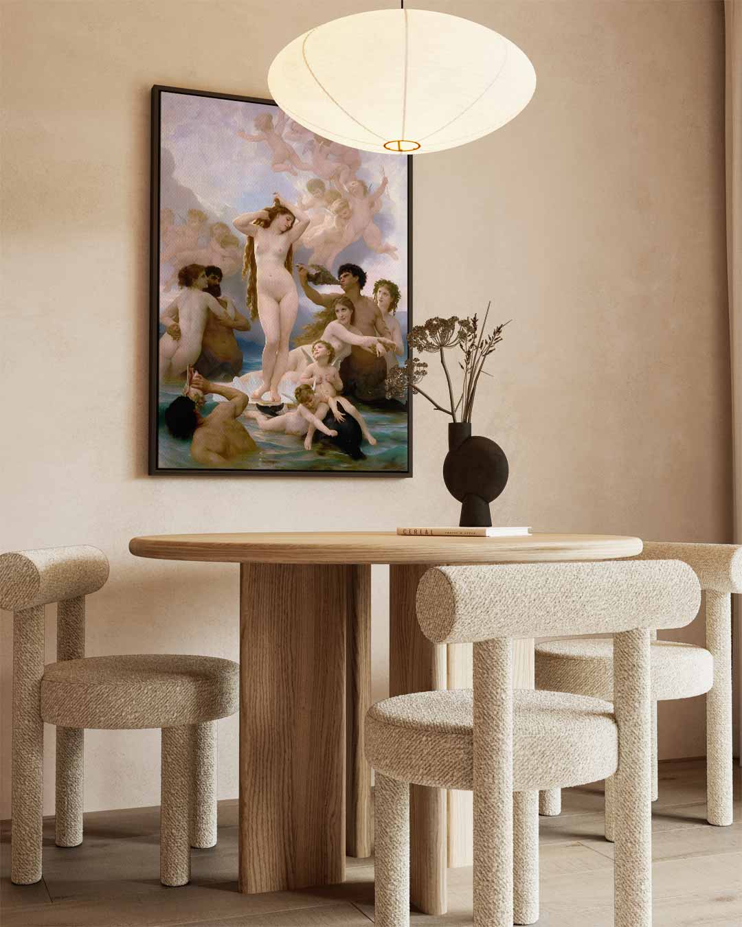 Geboorte van Venus Kunstwerk-canvas-dibond-plexiglas-wanddecoratie-WallArtistic
