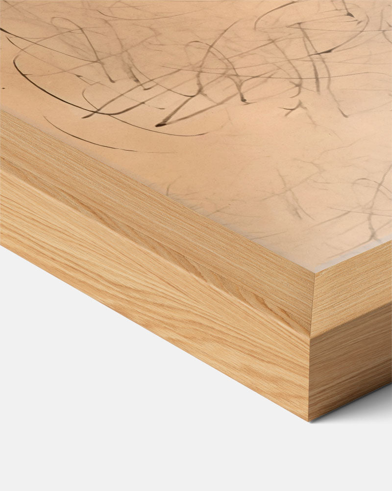 Subtiele Beige Kunstposter-WallArtistic