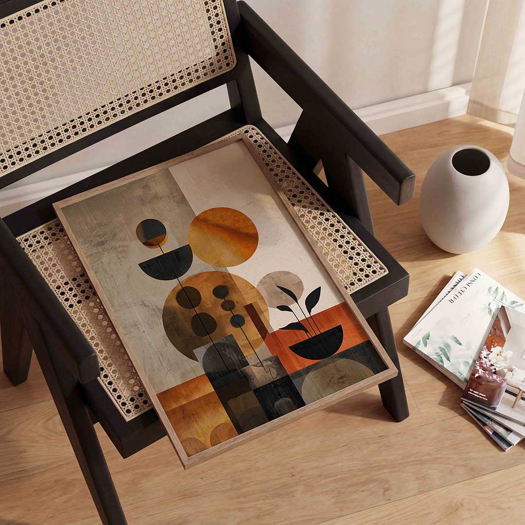 Abstracte vormen Poster