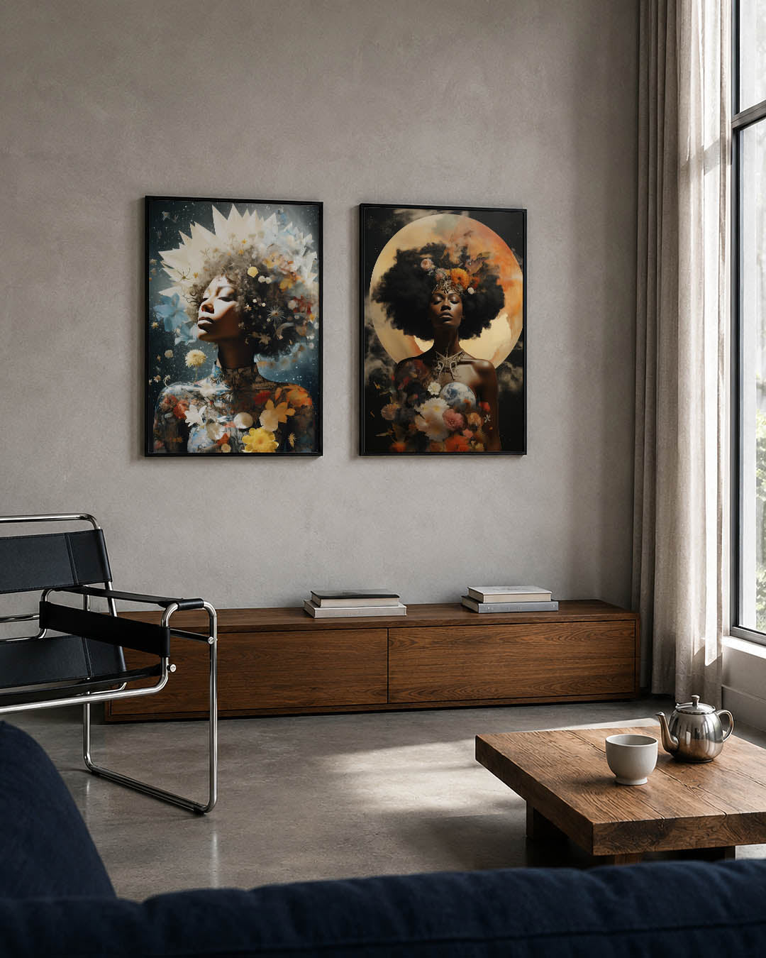 Bloemrijke droom Posterset