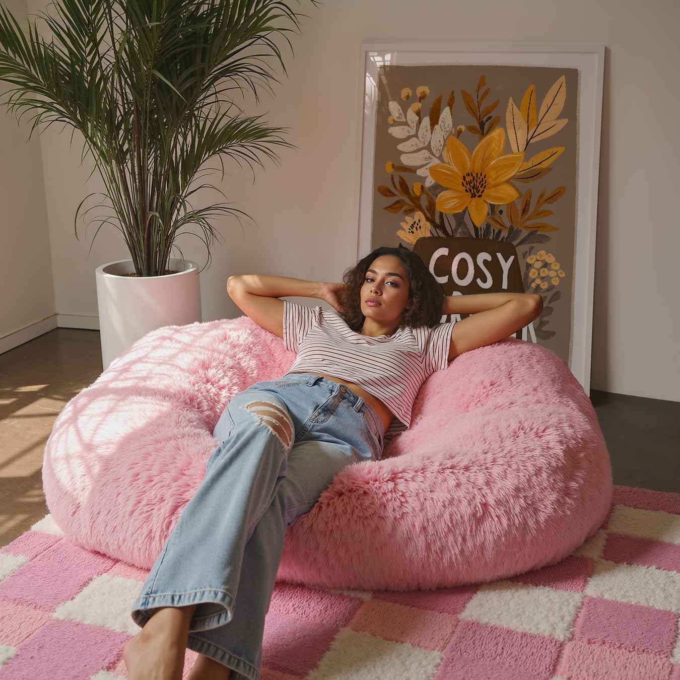 Cosy Corner Bloemenposter