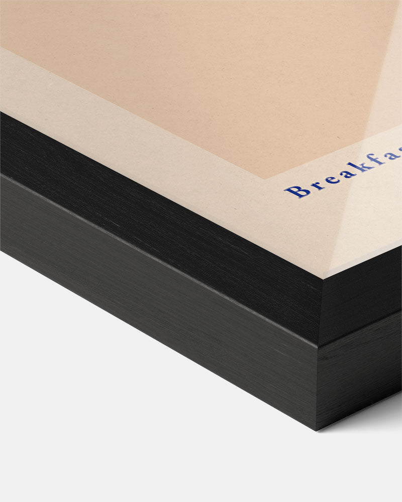 Stijlvolle Ontbijttafel Poster-WallArtistic