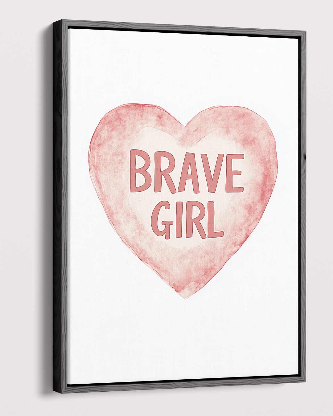 Brave Girl Hartkunst Kunstwerk-canvas-dibond-plexiglas-wanddecoratie-WallArtistic